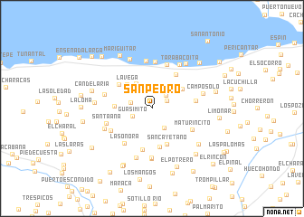map of San Pedro