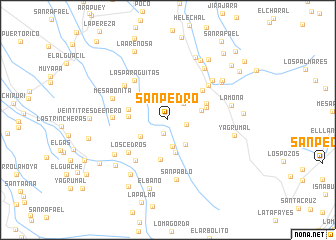 map of San Pedro