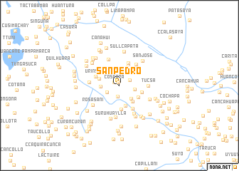 map of San Pedro