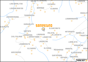 map of San Pedro