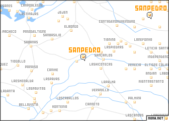 map of San Pedro