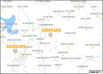 map of San Pedro