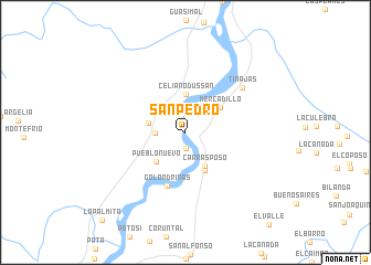 map of San Pedro