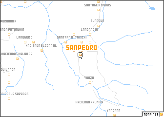 map of San Pedro