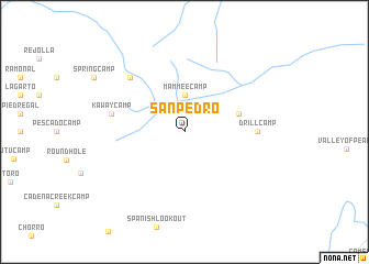 map of San Pedro