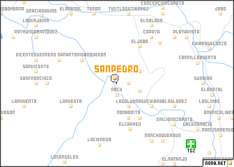 map of San Pedro