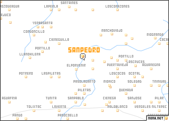 map of San Pedro