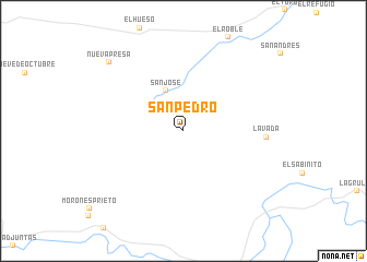 map of San Pedro