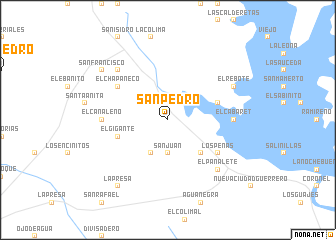 map of San Pedro