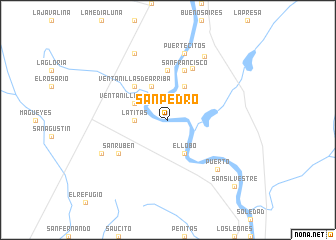 map of San Pedro