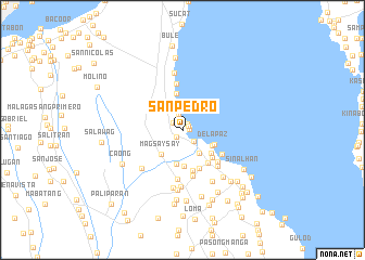 map of San Pedro