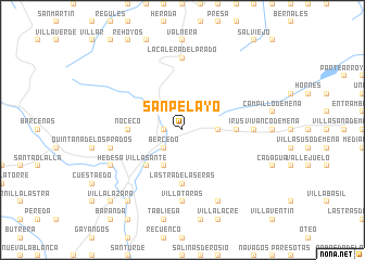 map of San Pelayo