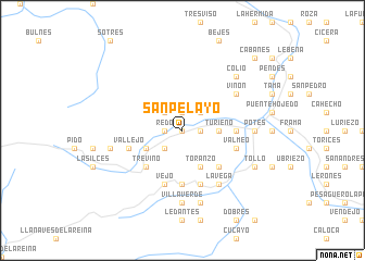 map of San Pelayo