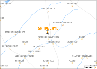 map of San Pelayo