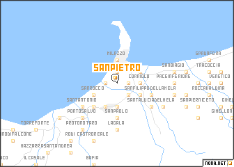 map of San Pietro