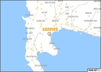 map of San Piro