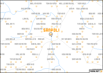 map of Sanpoli