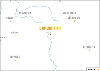 map of San Quintin