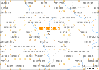 map of Sanradela