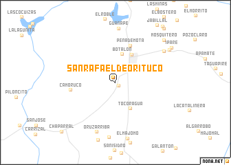 map of San Rafael de Orituco