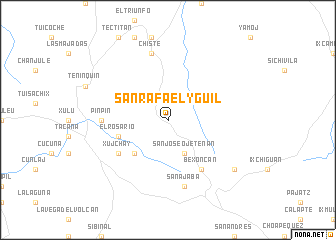 map of San Rafael Ygüil