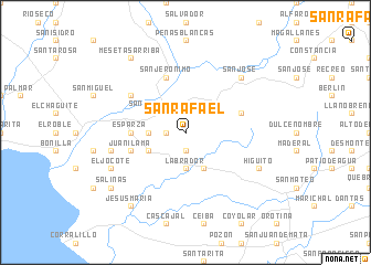 map of San Rafael