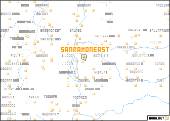 map of San Ramon East