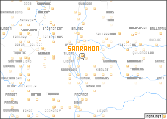 map of San Ramon