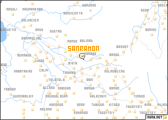 map of San Ramon