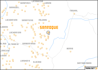 map of San Roque