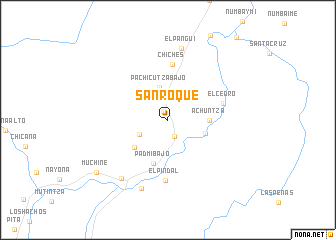 map of San Roque