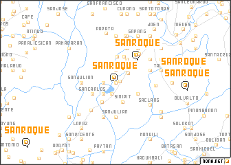 map of San Roque