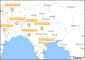 map of San Roque