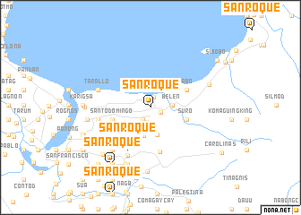 map of San Roque