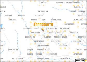 map of San Roquito