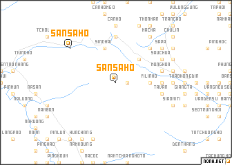 map of San Sả Hồ