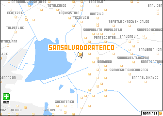 map of San Salvador Atenco