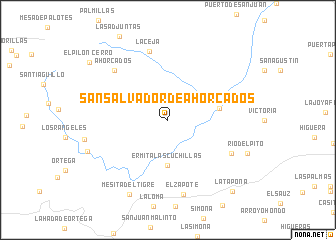 map of San Salvador de Ahorcados