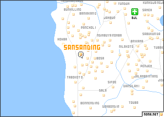 map of Sansa Nding