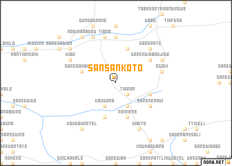 map of Sansankoto