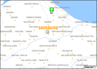 map of San Savino