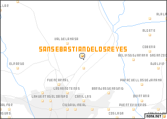 map of San Sebastián de los Reyes