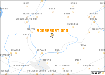 map of San Sebastiano