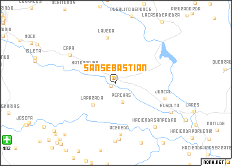 map of San Sebastian