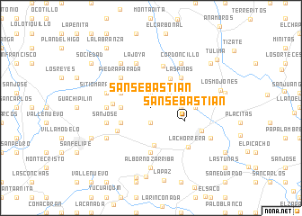 map of San Sebastián