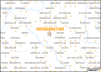 map of San Sebastián