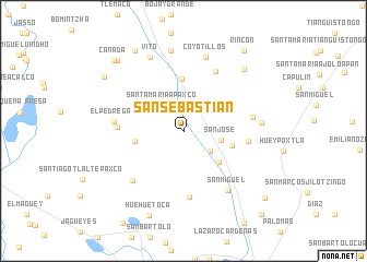 map of San Sebastián