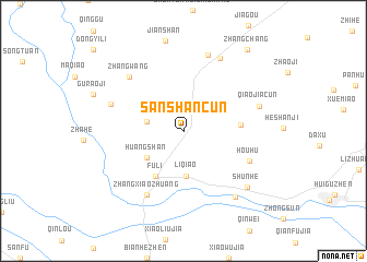 map of Sanshancun