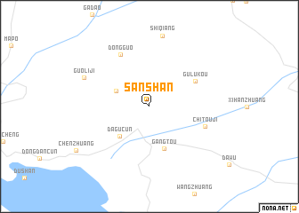 map of Sanshan