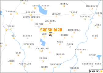 map of Sanshidian